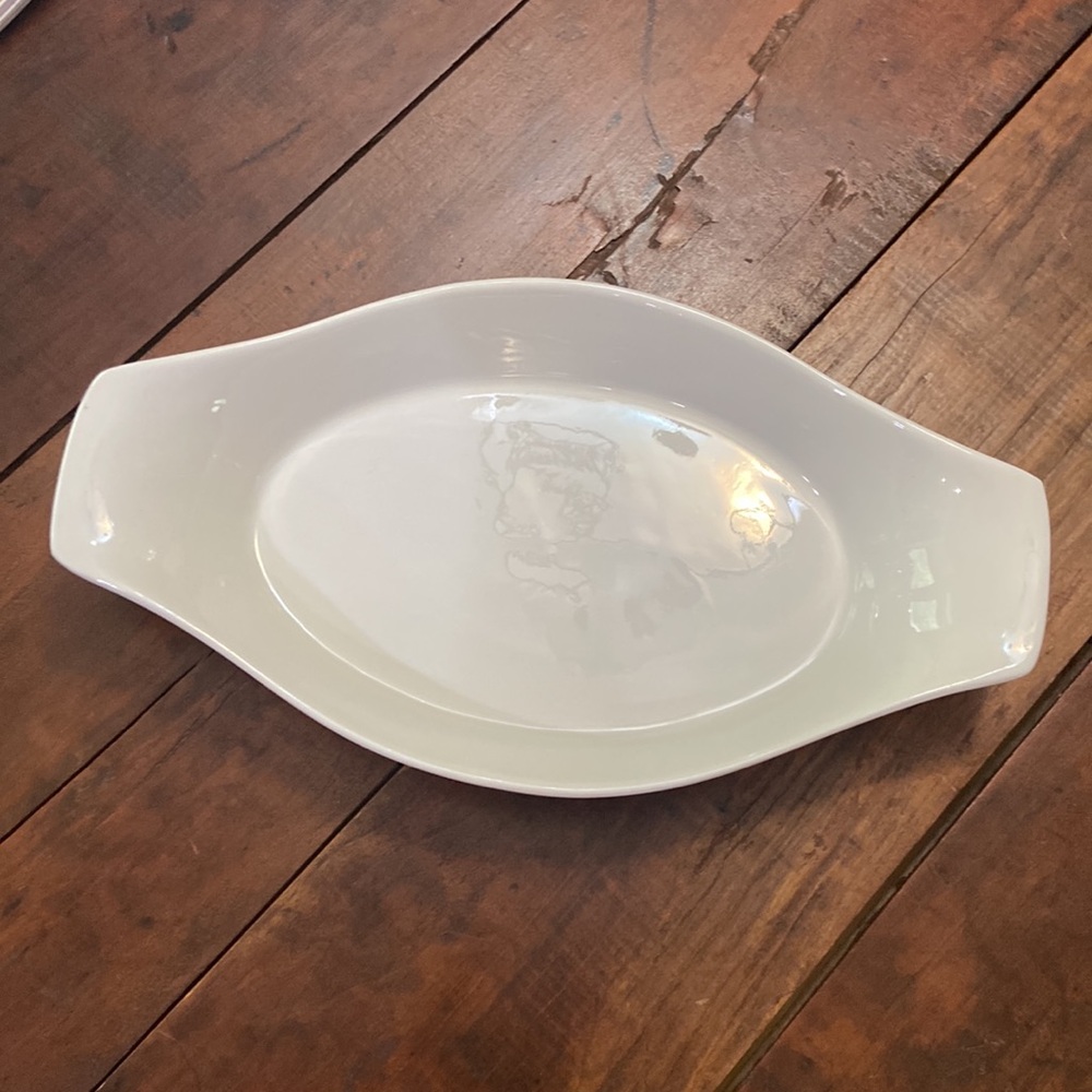 Vintage Fruit De Blanc - 1995 Tabletops Unlimited Baking Serving Dish - EUC